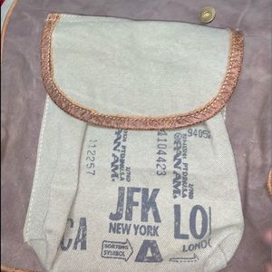 Brand New Distressed Leather Back Pack